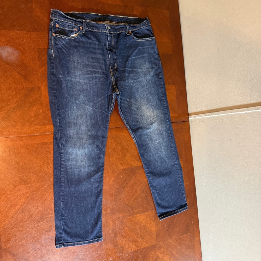 Levis 511 Slim Fit Jeans Mens 42x30 Dark Wash Blue Stretch Denim 04511-1390